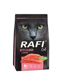 RAFI Cat Sterilised avec saumon 7 kg pour chats castrés