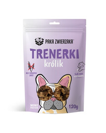 PAKA ZWIERZAKA Rabbit Friandises de dressage avec lapin pour chiens 120 g