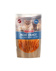 COMFY Appetit Maet Fancy Lamelles de poulet et de crevettes 50 g friandise pour chat riche en protéines