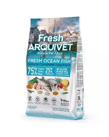 ARQUIVET Fresh Croquettes semi-humides pour chiens poissons d'eau douce 2,5 kg