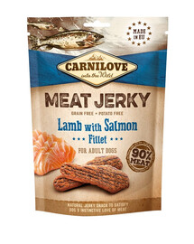CARNILOVE Jerky Lamb with Salmon fillet 100g agneau avec filet de saumon