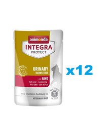 ANIMONDA Integra Protect Urinary Struvit with Beef Boeuf 12x85 g