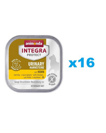 ANIMONDA Integra Protect Urinary Struvit with Chicken - Poulet pour chat avec problèmes urinaires 16x100 g