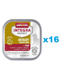 ANIMONDA Integra Protect Urinary Oxalate with Beef - avec Boeuf en cas de calculs urinaires 16x100 g