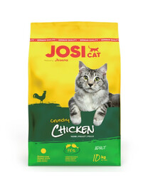 JOSERA JosiCat Crunchy Chicken - Croquettes croustillantes de poulet - 10kg