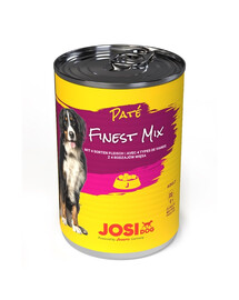 JOSERA JosiDog Finest Mix Pate pâté 4 types de viande 400 g pour les chiens adultes