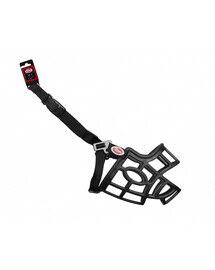 PET NOVA Muselière en plastique flexible L muselière 35cm sangle 49-66cm