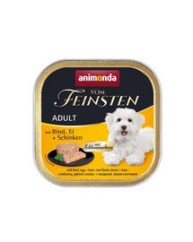 ANIMONDA Vom Feinsten Pate bœuf avec œuf et jambon 150g