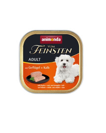 ANIMONDA Vom Feinsten Classic  chien adulte volaille + veau 150 g