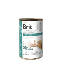 BRIT Grain Free Veterinary Care Sterilised 400 g thon avec agneau