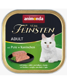 ANIMONDA vom Feinsten Classic avec de la dinde et du lapin 100 g