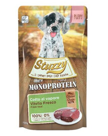 STUZZY Dog Monoprotéine Viande de veau pour chiots 150 g nourriture hypoallergénique pour chiots