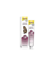 GIMCAT Every Day Malt-Soft Paste Extra - Tube de pâte au malt dépolluante pour chats - 50 g