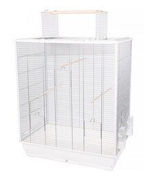 INTERZOO Fiona XL Cage à oiseaux 78 cm blanc