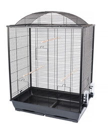 INTERZOO Nicola XL Cage à oiseaux 78 cm noir