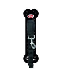 PET NOVA Laisse BUNGEE 120-180cm/2,5 cm noir