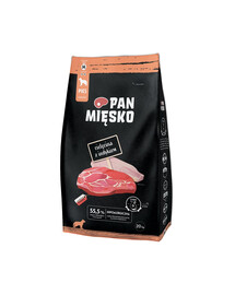 PAN MIĘSKO - Veau et dinde pour chiens adultes de tailles moyennes - M 20kg