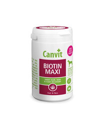 CANVIT Dog Biotin Maxi 500g supplément pour la peau et le pelage des chiens de grande race