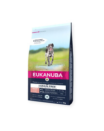 EUKANUBA Grain Free Senior Large Ocean Fish - riche en poissons de mer sans céréales pour chiens âgés de grande race - 3 kg