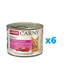 ANIMONDA Carny set de cocktail de viandes 6 x 200 g