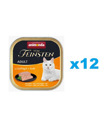 ANIMONDA Vom Feinsten Adult volaille et veau 12x100 g
