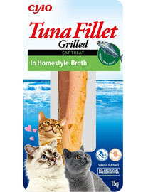 INABA Tuna fillet in homestyle broth - filet de thon dans un bouillon maison - 15g