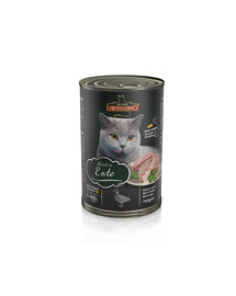 LEONARDO Quality Selection nourriture humide pour chat riche en canard 400 g