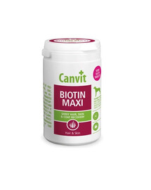 CANVIT Dog Biotin Maxi 230 g supplément pour la peau et le pelage des chiens de grande race