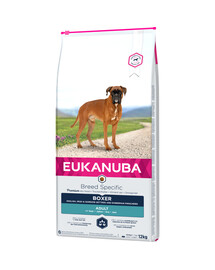 EUKANUBA Adult Breeds Specific Boxer Chicken - Poulet pour répondre aux besoins nutritionnels des chiens Boxer adultes - 12 kg