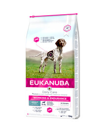 EUKANUBA Platinum Performance All Working & Endurance Chicken - Poulet, 30% de protéines et 20% de matières grasses pour chiens de travail - 15 kg