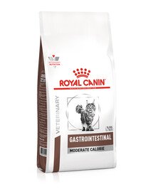 ROYAL CANIN Cat gastro intestinal moderate calorie feline - nourriture sèche pour chats souffrant de troubles gastro-intestinaux et d'une tendance à l'embonpoint - 4 kg