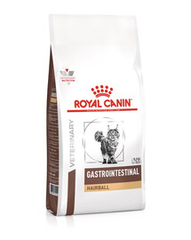 ROYAL CANIN ROYAL CANIN Cat Gastro Intestinal Hairball - Croquettes pour chats pour compenser les troubles digestifs - 2 kg