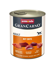 ANIMONDA GranCarno Adult with Duck avec du canard pour chiens adultes 800 g