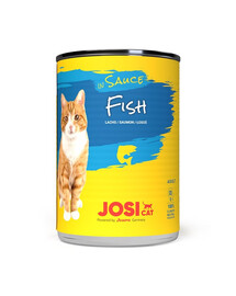 JOSERA JosiCat - Poisson en sauce pour chats adultes - 415g