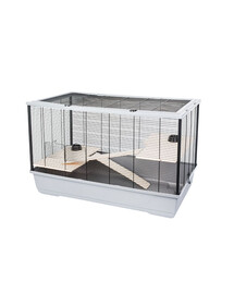INTERZOO Harry + Wood Cage rongeurs, rats ou ecuireuls Chilien Degu 100 cm