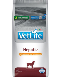 FARMINA Vet Life Dog Hepatic - nourriture pour chiens souffrant d'une maladie du foie - 12 kg