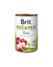 BRIT Pate&Meat duck - Pâtée de canard pour chiens - 400 g
