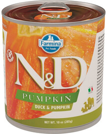 FARMINA N&D dog duck & pumpkin - Canard & potiron pour chiens - 285 gr
