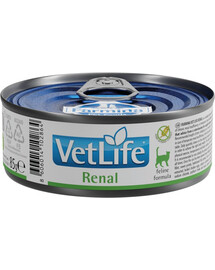 FARMINA VET Life natural diet cat renal - 85 g - Nourriture vétérinaire pour chats adultes - insuffisance rénale