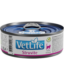 FARMINA VET Life natural diet cat struvite - 85 g - Nourriture vétérinaire pour chat - struvite