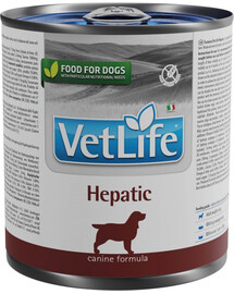 FARMINA VetLife Natural Diet Dog Hepatic - nourriture diététique pour chiens soutient la fonction hépatique - 300 g