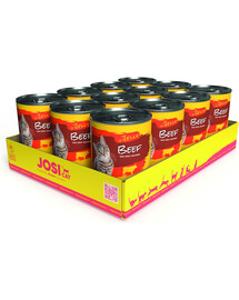 JOSERA JosiCat Viande de bœuf en gelée 12 x 400g pour un chat adulte