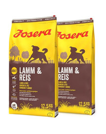 JOSERA Lamm&Reis - Agneau&Riz - 2 x 12,5kg