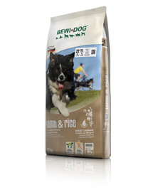 BEWI DOG Lamb & Rice - Agneau & riz nourriture complète pour chiens à la digestion sensible - 12,5 kg