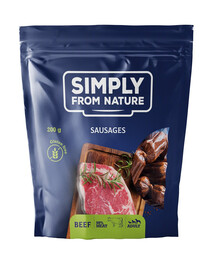 SIMPLY FROM NATURE Saucisson de viande de bœuf 200 g