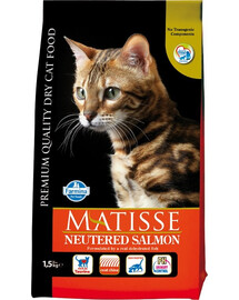 FARMINA MATISSE Neutered 1,5 kg Saumon pour chats castrés