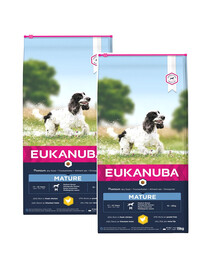 EUKANUBA Thriving Mature Medium Breed riche en poulet frais 30 kg (2 x 15kg)