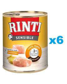 RINTI Sensible - Poulet et pommes de terre - 6x800 g