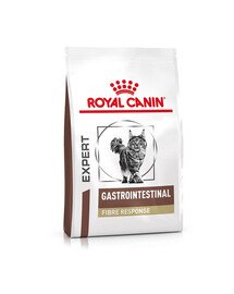 ROYAL CANIN Cat Fibre Response - nourriture sèche pour chats adultes ayant tendance à la constipation et/ou aux boules de poils -  2 x 400g
