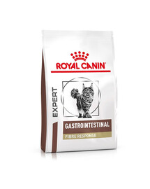 ROYAL CANIN Cat Fibre Response - nourriture sèche pour chats adultes ayant tendance à la constipation et/ou aux boules de poils - 2 x 4 kg